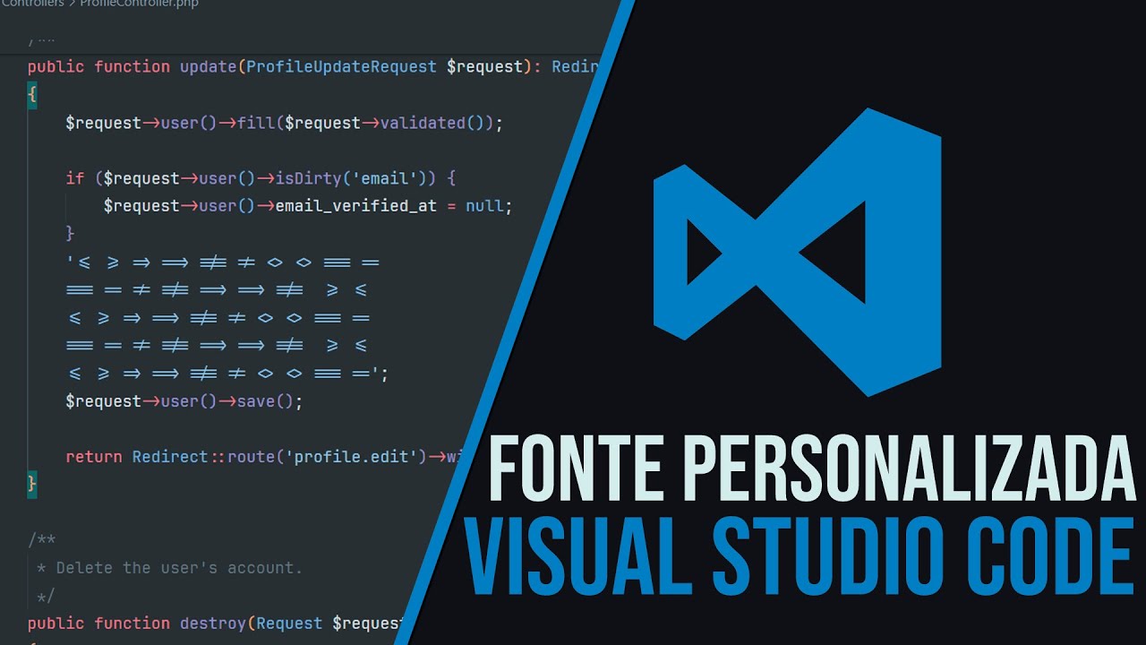 Como instalar fontes personalizadas no seu Visual Studio Code