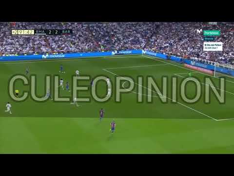 GOL DE MESSI MADRID 2 BARÇA 3 NARRACIÓN CARLOS MARTÍNEZ #fcbarcelona #fcb #messi #leomessi #clasico