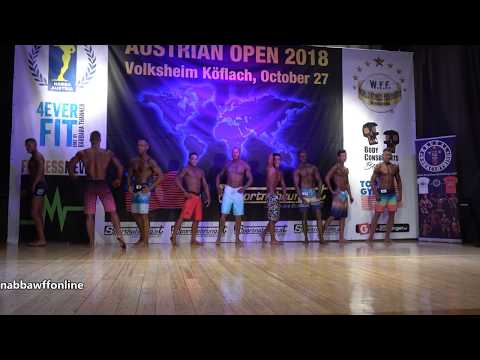 Results - Men Bermuda Model - NABBA/ WFF Austria Open 2018