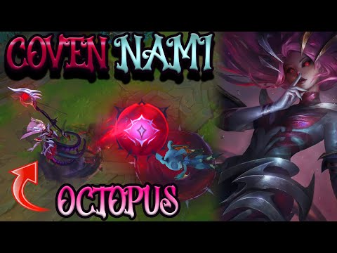 🐙😈 COVEN NAMI SUMMONS THE LEVIATHAN & STEALS THE LEGENDARY SKIN?? | New Nami Skin | Erick Dota PBE