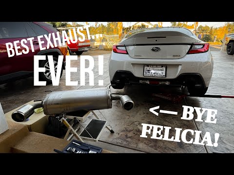 Remark Double wall Axleback install/sound check 2022+ BRZ / GR86