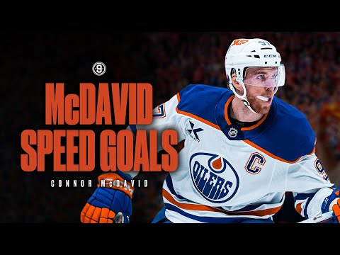 Connor McDavid INSANE Speed Goals That Are Unfair