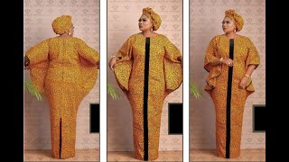 How To Cut And Sew Half Butterfly Bubu Dress  /Cutting And Stitching