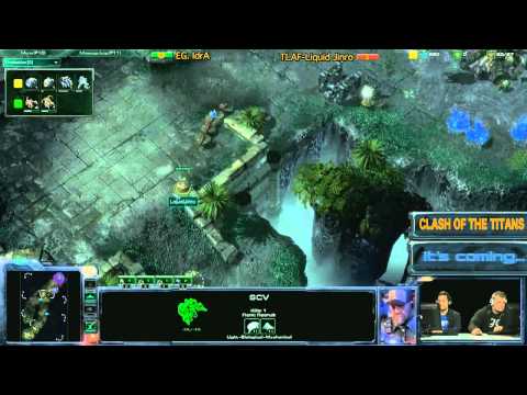 Destiny, Cella and Debo commentating Idra vs. Jinro [Game 2] - Starcraft 2 Showmatch