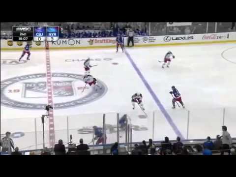 Columbus Blue Jackets Vs New York Rangers. February 22nd 2015. (HD)