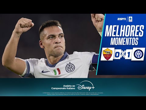 Gols e lances de Roma x Internazionale