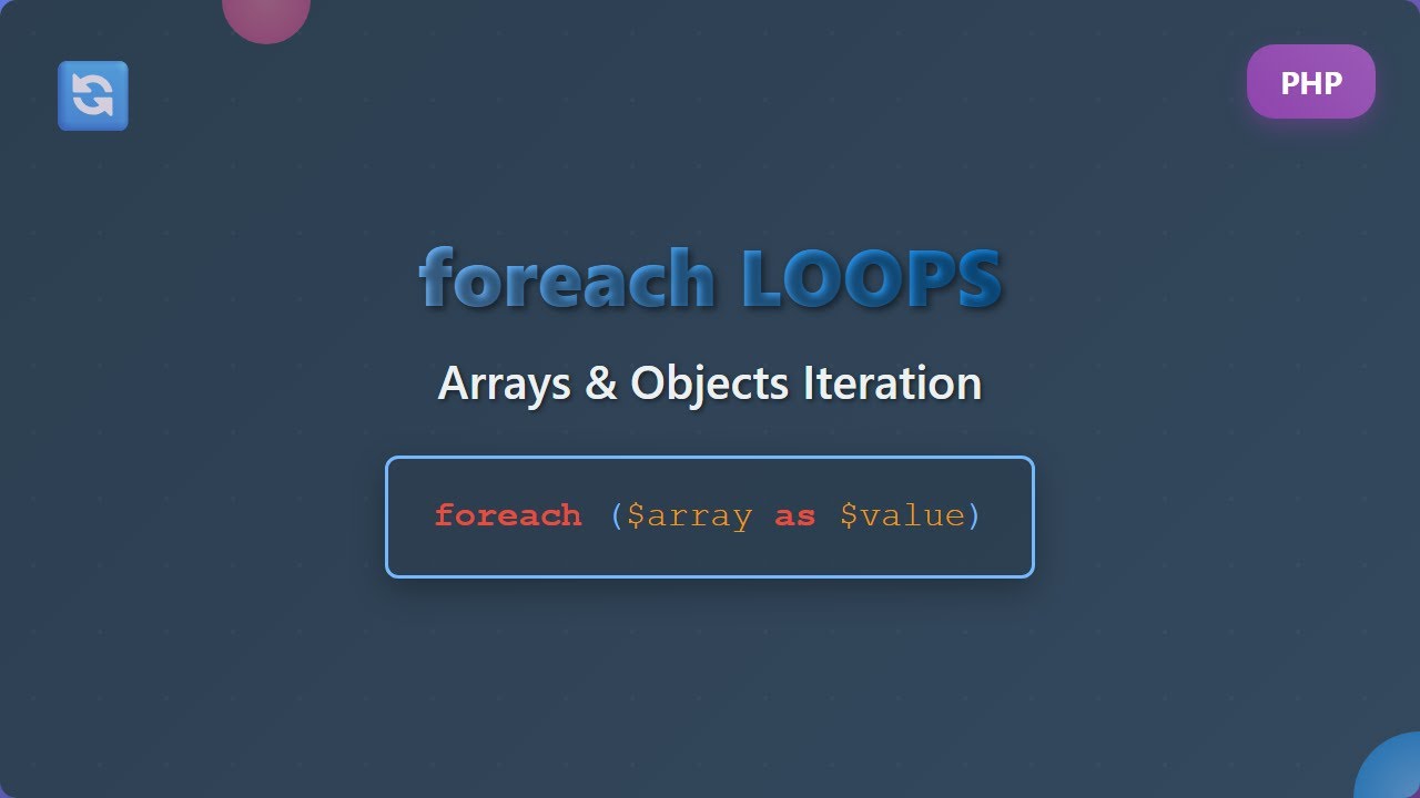 PHP foreach Loops: Iterate Through Arrays and Objects Like a Pro!
