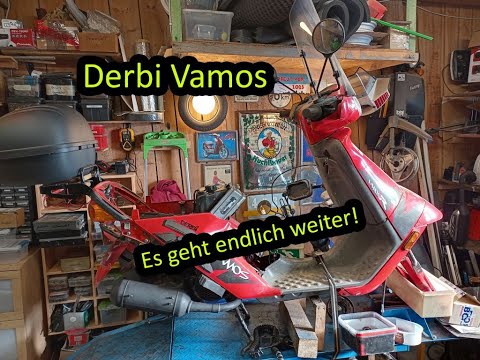 Derbi Vamos | Auspuff, Reifen, neue Teile, es geht endlich weiter!