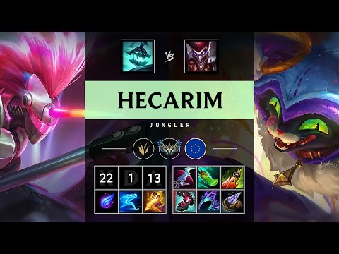 Hecarim Jungle vs Shaco - EUW Challenger Patch 25.16