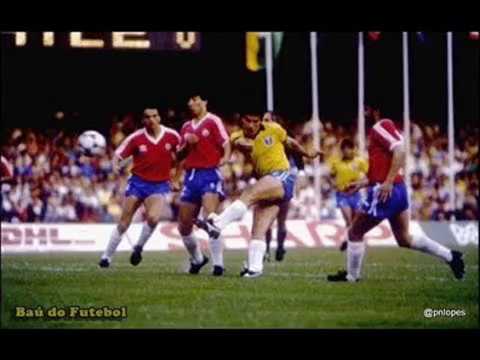 Brasil 1 x 0 Chile eliminatórias 89 Narração Fiori Giglioti