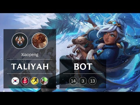 Taliyah Bot vs Ezreal - KR Challenger Patch 8.24