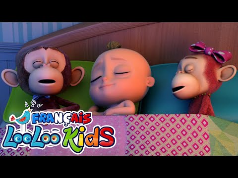 Cinq Petits Singes + Dix Dans Le Lit - Comptines Bébé - LooLoo Kids Français pour bébé