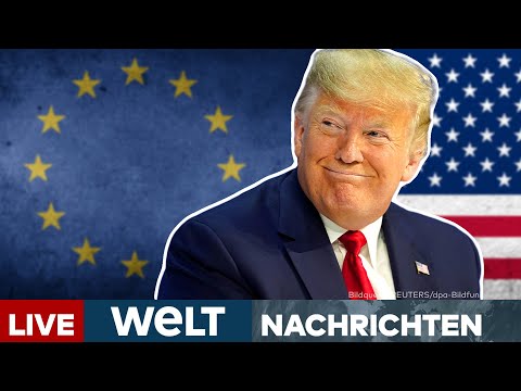 GRÖNLAND-KONFLIKT: Trump kündigt 25 % Zölle auf EU-Waren an – Auch Deutschland betroffen | WELT LIVE