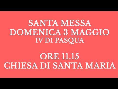 S. Messa Solenne di Santa Croce. Domenica 3 Maggio 2020, ore 11.15 Chiesa di Santa Maria del Cerro