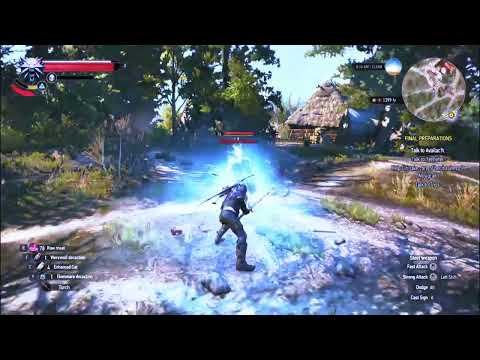 The witcher 3 : wild hunt - wolven Aard sign build (before Blood and wine expension)