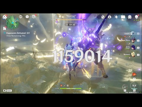 (Updated Version) Eula C0 1,1Million Damage Showcase :)