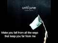 Until June - In My Head (Lyrics) 