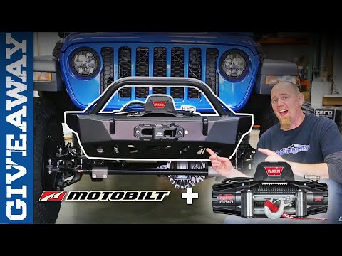 Motobilt Crusher Front Bumper + Warn VR EVO10-S Winch Install