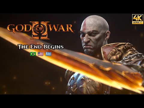 The End Begins | Lyrics ENG & PT - BR | God of War II - Soundtrack | 4K 60FPS