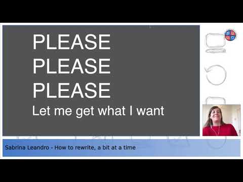 "How to rewrite, a bit at a time" by Sabrina Leandro (@saleandro)