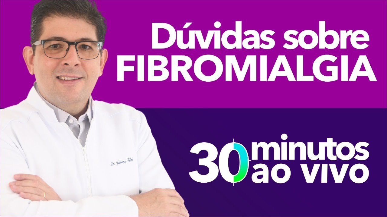 Tire suas dúvidas sobre FIBROMIALGIA com o Dr Juliano Teles | AO VIVO