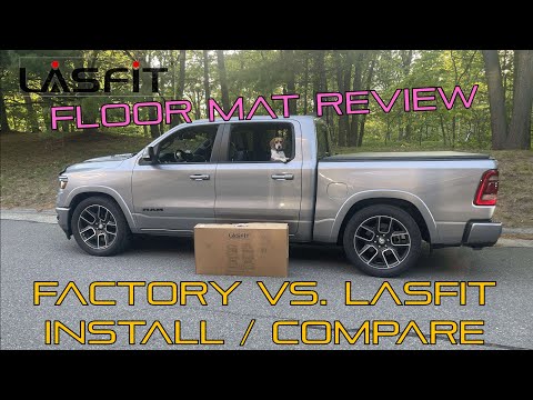 LASFIT FLOOR MATS for my 2019 Ram 1500! Install, HONEST Review, Comparison to Mopar Mats