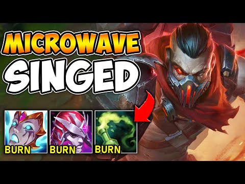 SINGED BUT MY POISON IS A LEGIT MICROWAVE! (TRIPLE BURN BUILD)