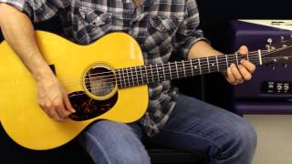 Acoustic Guitar Lesson - Strumming And Picking Techniques - EASY - Beginner