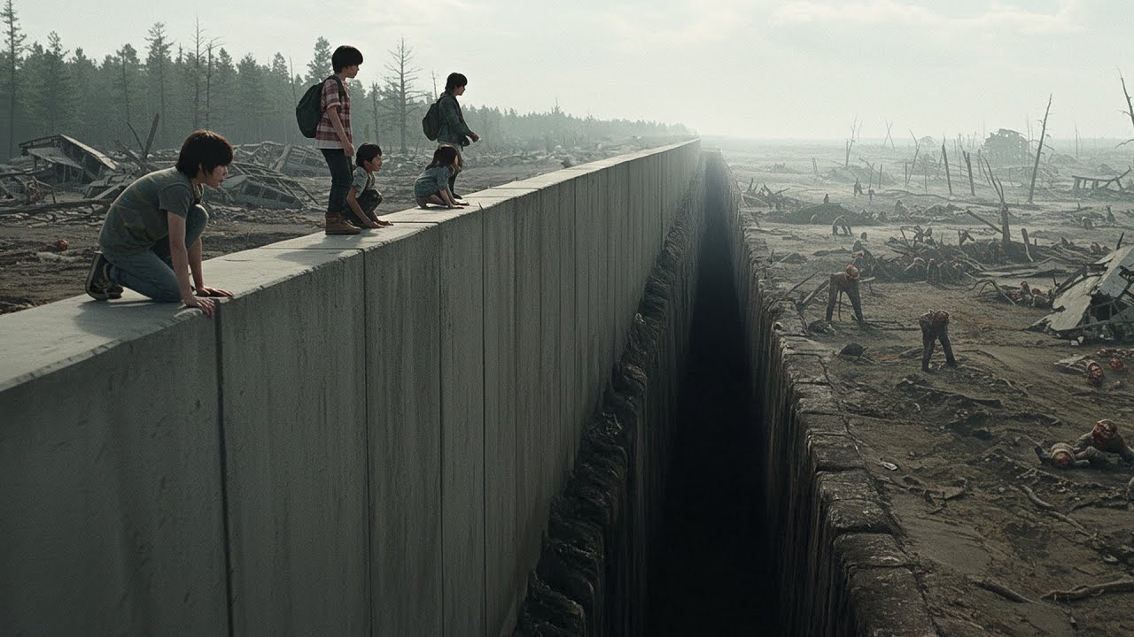 O Mundo Acabou e Monstros Mantem Cri@nças Presas Atrás de Muralhas para Devora-las, Mas Elas Escapam