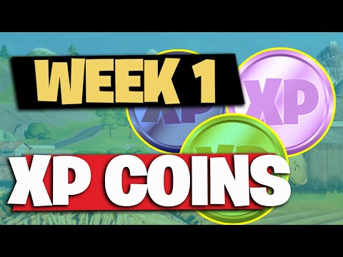 All week 1 XP coins season 4. Fortnite.