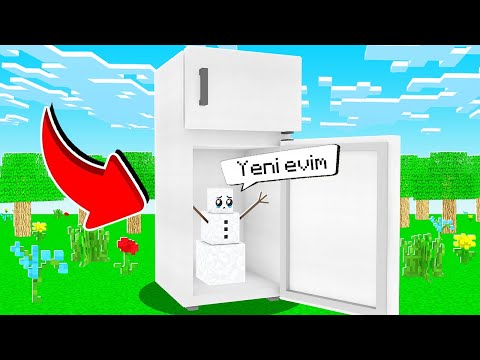 BEBEK KARDAN ADAM'IN YENİ EVİ! 🏡☃️ - Minecraft