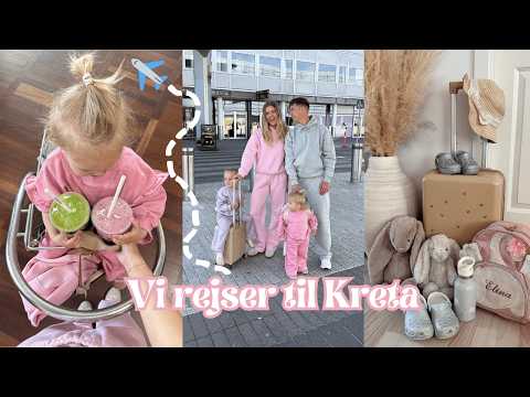 Vi rejser på familieferie - KRETA VLOG#1
