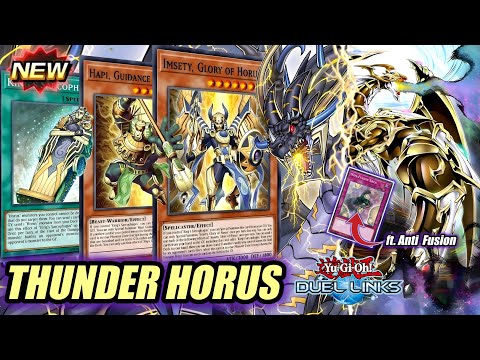 NEW HORUS Engine (×1 each) ft. THUNDER DRAGONS (and DESTINY DRAW Skill) [DUEL LINKS]