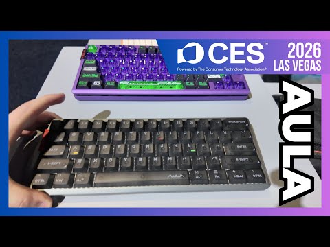 Aula Keyboards @ CES 2026 | Booth Tour