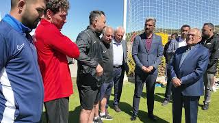 baskan buyukkilic'tan sporun kalbinin attigi erciyes yuksek irtifa kamp merkezi'ne ziyaret