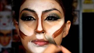 preview picture of video 'Pakistani bridal makeup mehndi mayun bride slough -  5day MAKEUP COURSES'