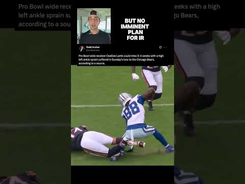 CeeDee Lamb injury return timeline #fantasyfootball #cowboys