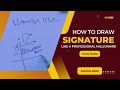 ✔️H Signature Style | Best Signature For Hamza Khan | Beautiful | How To Write A Signature