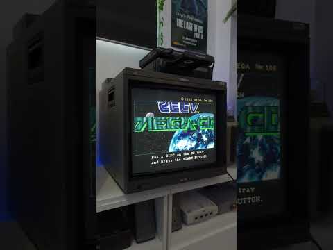 The sega mega CD boot screen #shorts #short #shortvideo #shortsvideo #sega