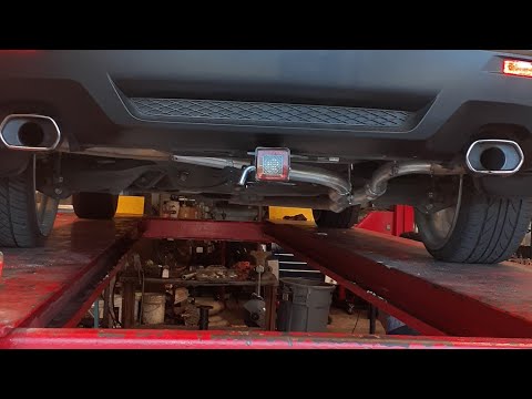 ✅2012 Acura RDX Turbo Rear Muffler Delete Straight Piped