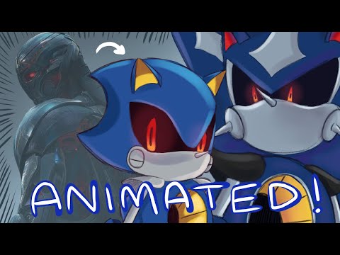 So I animated Ultron as Metal Sonic... | (Sonic 4 VA SCENARIO)