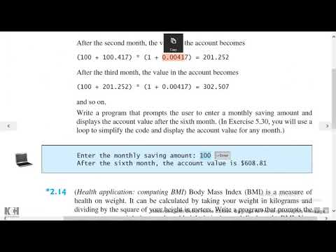 Introduction To Java Programming Exercise 2 13a