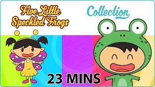 Five Little Speckled Frogs | Nursery Rhymes Collection | Nursery Rhymes for Kids by Luke & Mary