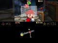 Super Mario 64 DS Hazy Maze Cave Sign Camera Glitch