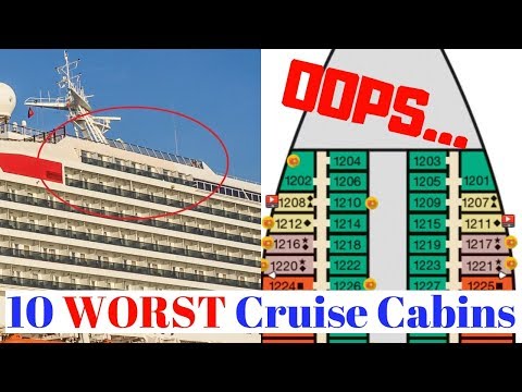 10 Worst Cruise Cabins on a Ship ~ How to Avoid Bad Staterooms