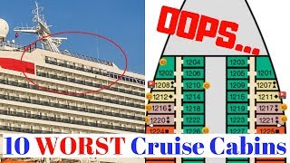 10 Worst Cruise Cabins on a Ship ~ How to Avoid Ba