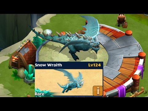 Snow Wraith max level 124||Dragons rise of Berk