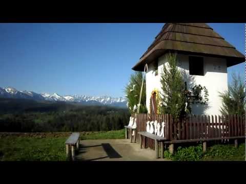 Przełęcz nad Łapszanką - Spisz - Widok na Tatry