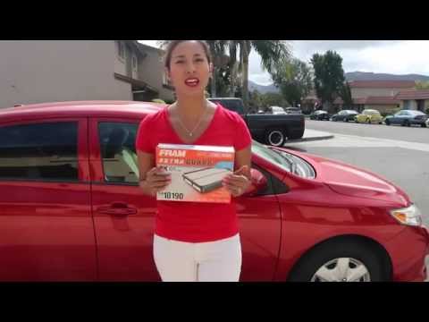 DIY  Motor air Filter of a Toyota Corolla 2010