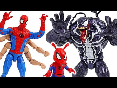 Marvel Six-Arm Spider-Man VS Monster combine Venom! #DuDuPopTOY